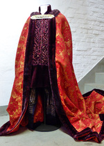 Kostüm Märchen Mittelalter Umhang rot
