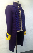 Karneval Garde Jacke lila gelb