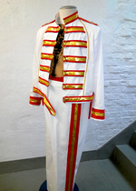 Karneval Garde Jacke weiss